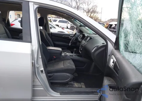 2018 Nissan Pathfinder Sv z USA, uszkodzony, nr VIN 5N1DR2MM5JC637204